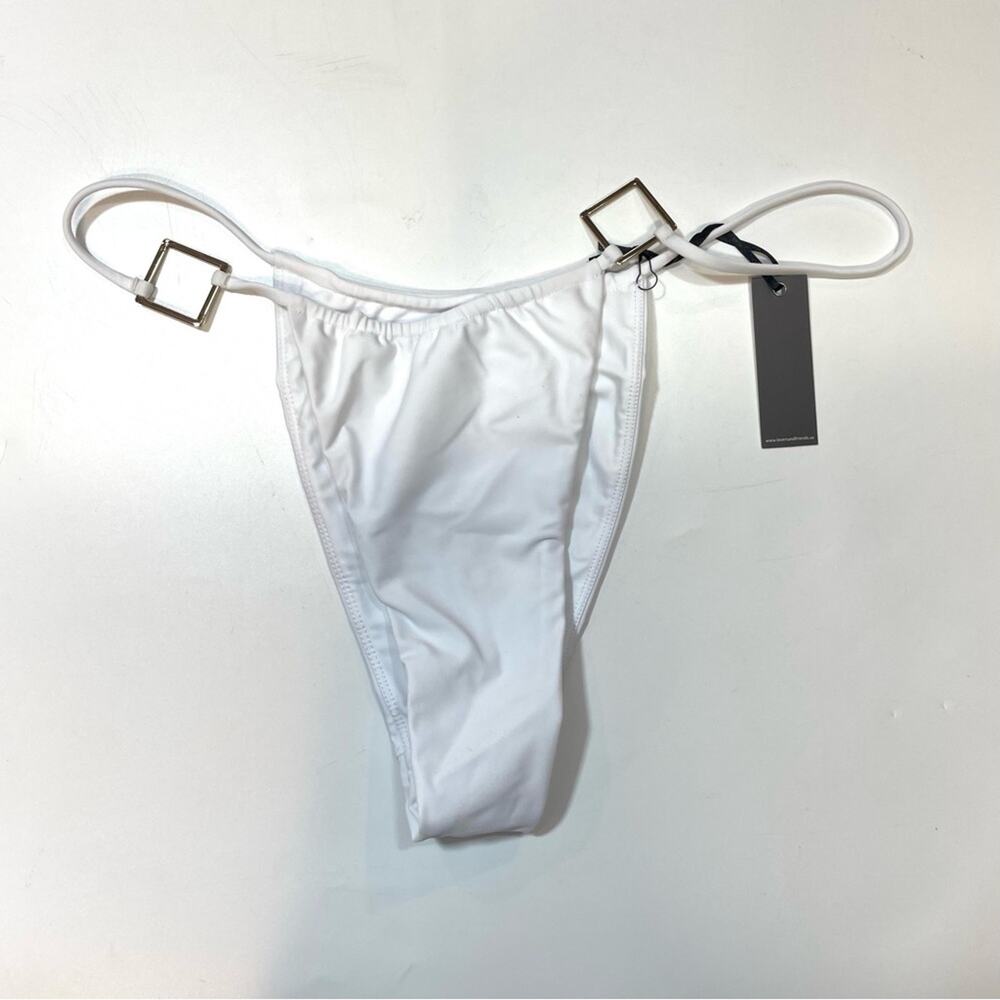 Lovers and Friends Devotion Bottom White swim Size Large - Picture 2 of 5